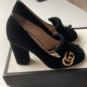 Gucci Heels - Suede Pumps
